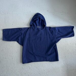 Vintage French Workwear Fisherman’s Pullover with Hood